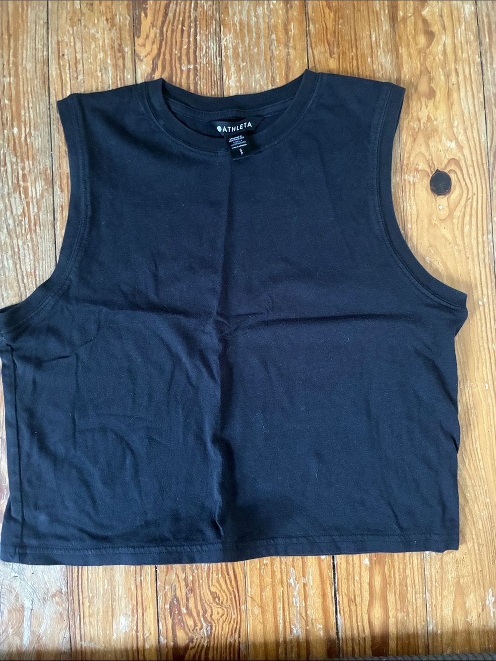 Athleta black muscle tank